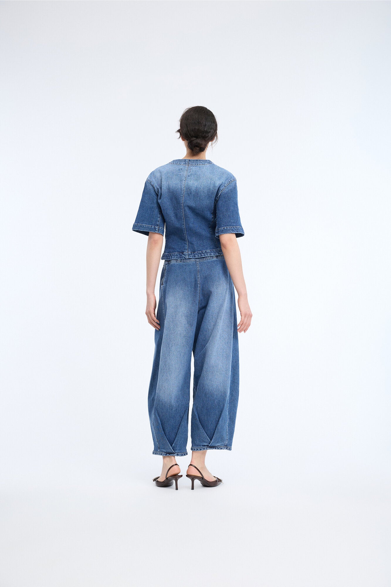 Coralyne barrel jeans – Blue